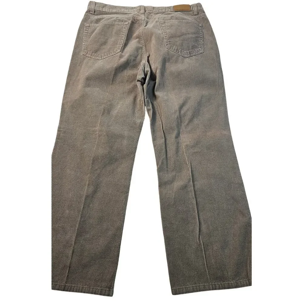 Sonoma 36x29 tan corduroy straight leg jeans pants *FADED* work outdoor paint
